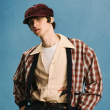 NEWSPAPER BOYS CAP - Black