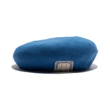 COTTON BASIC BERET - Blue