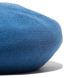COTTON BASIC BERET - Blue