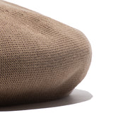 COTTON BASIC BERET - 모카