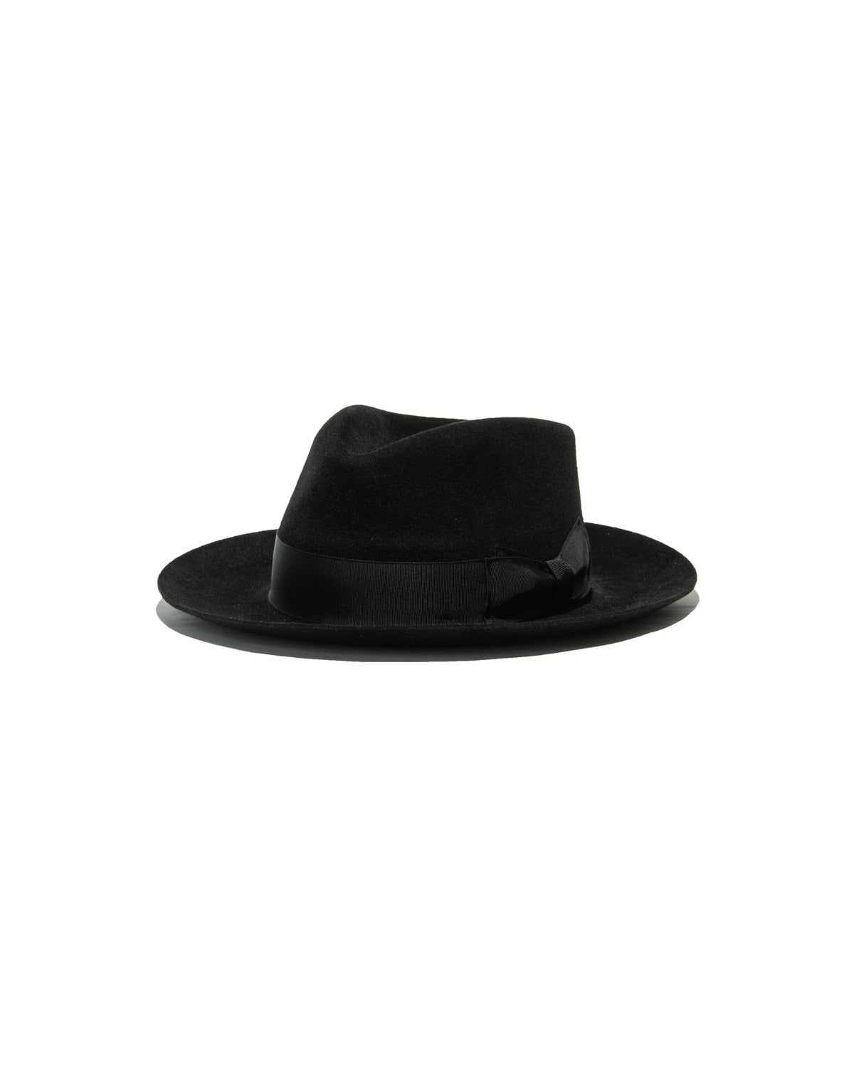 POLKAP RABBIT FUR FELT HAT - Black – THE H.W.DOG&CO.