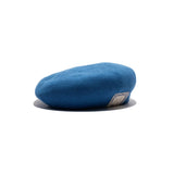 COTTON BASIC BERET - Blue