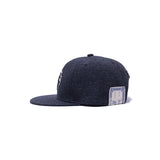 SNAPBACK BOX CAP - Navy
