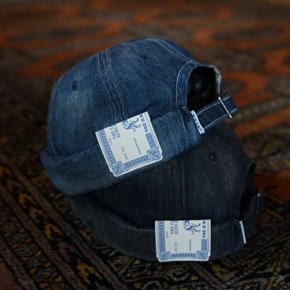 D-00940 / VINTAGE DENIM ROLL CAP】 – THE H.W.DOG&CO. D-00940 / VINTAGE DENIM ROLL CAP】 – THE H.W.DOG&CO.