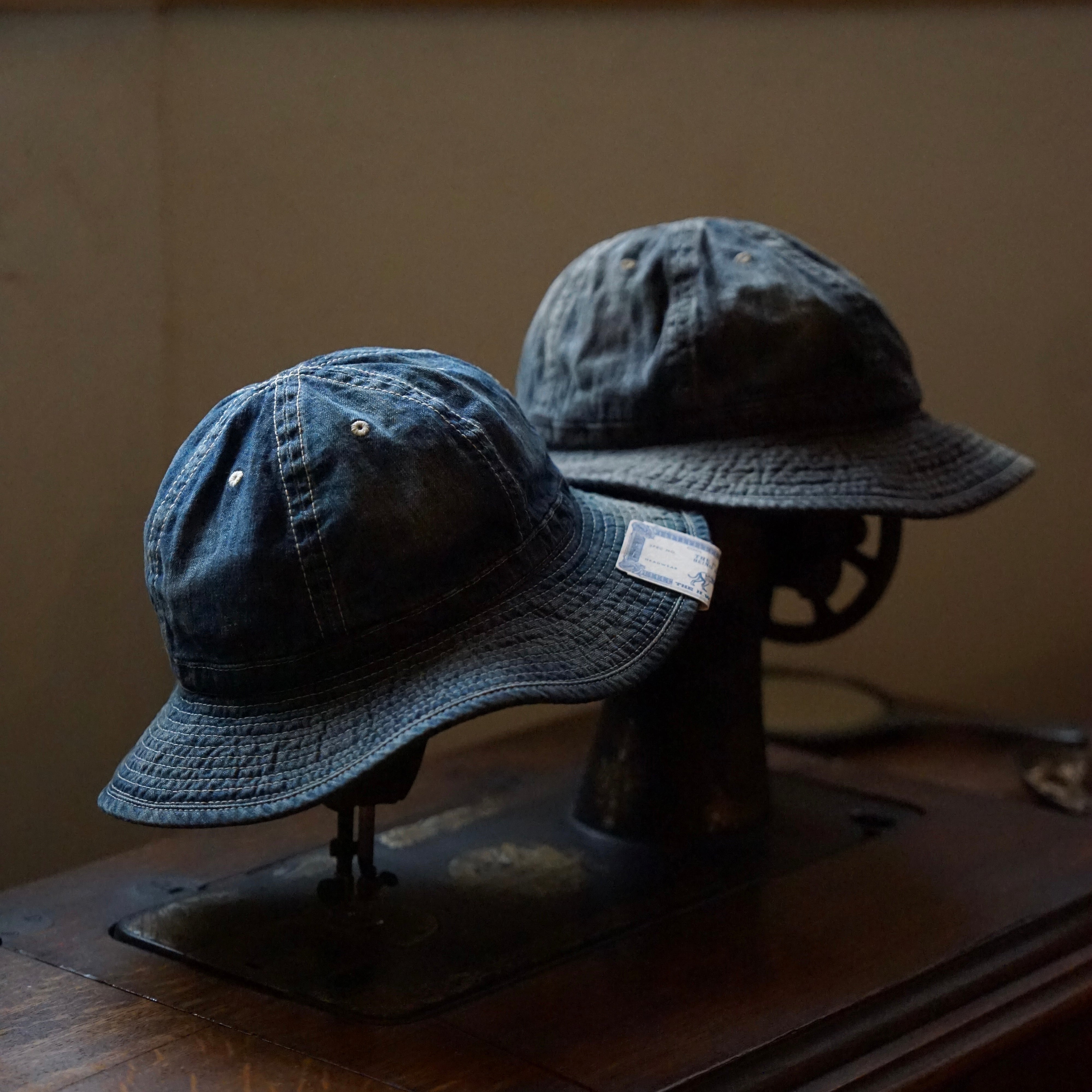 【VINTAGE DENIM FATIGUE HAT】