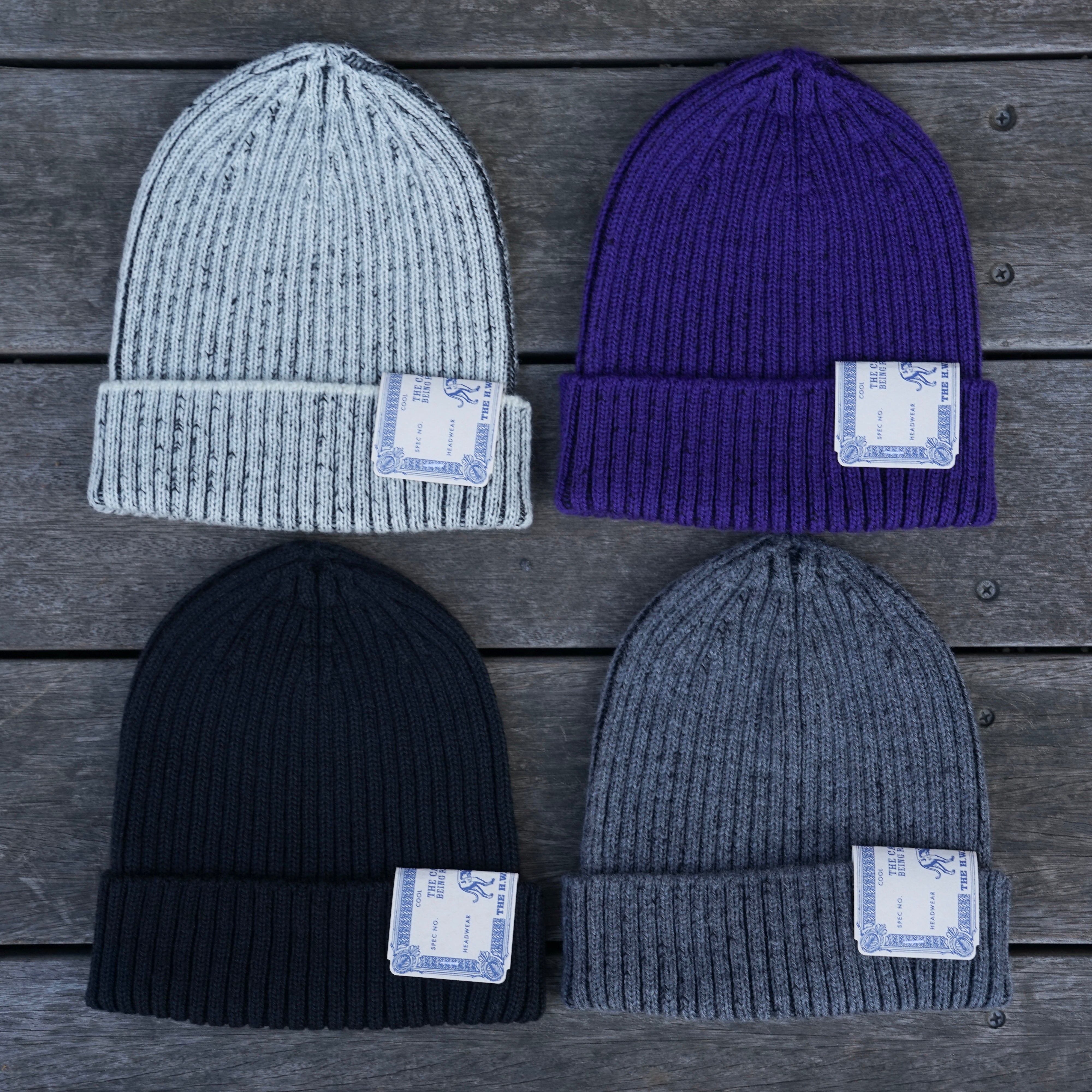 【RIB SMART KNIT CAP】