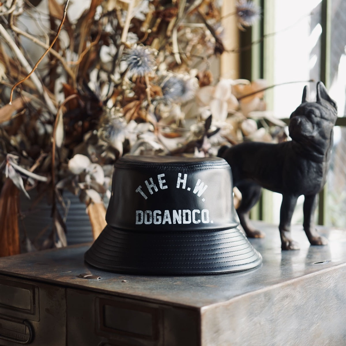 【LEATHER HAT】
