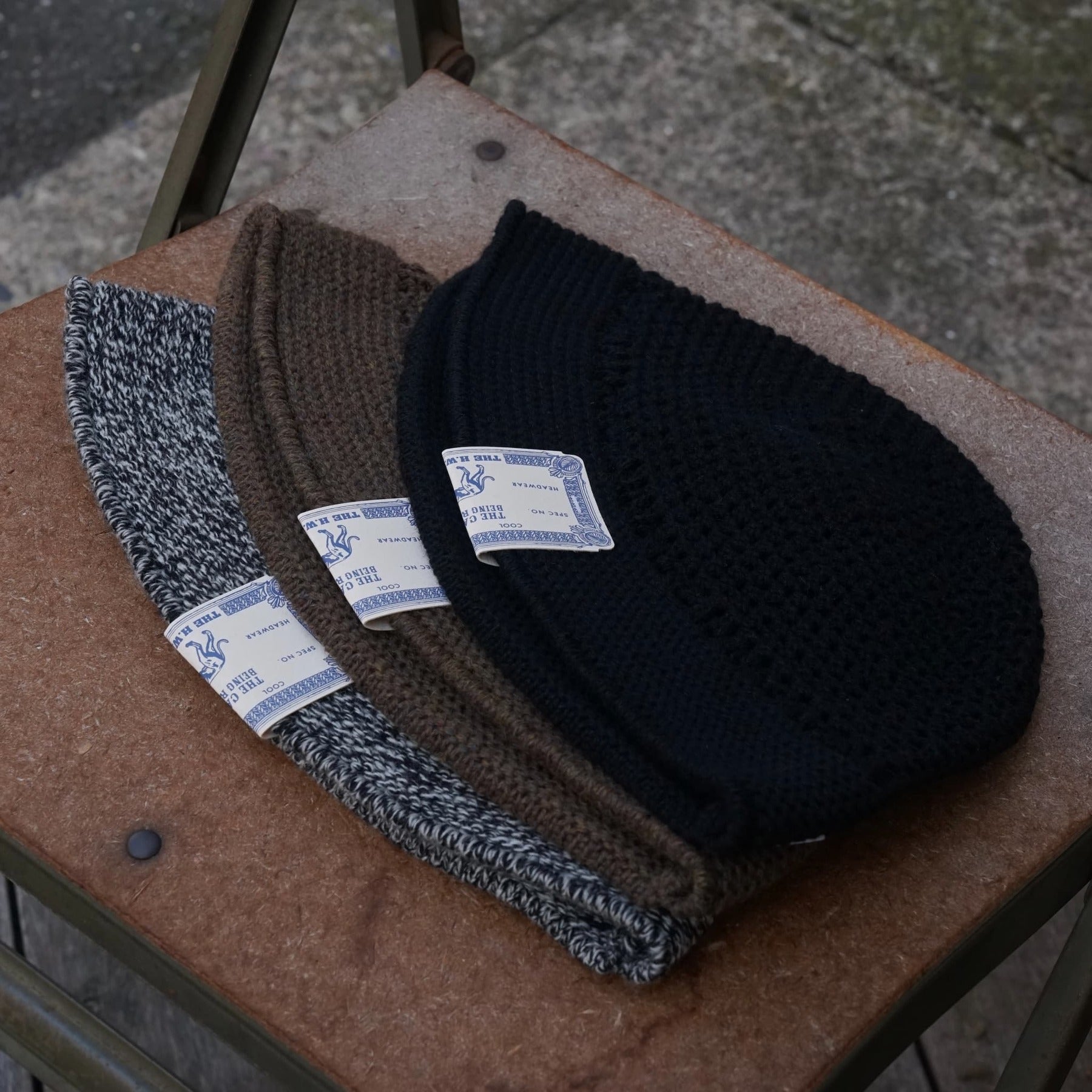 【WOOL KNIT HAT】