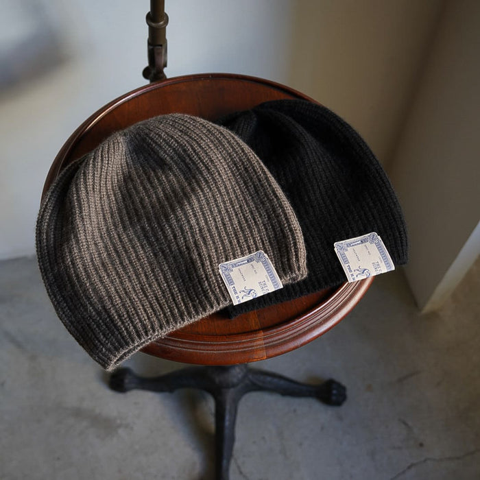 【CASHMERE LOOSE KNIT CAP】