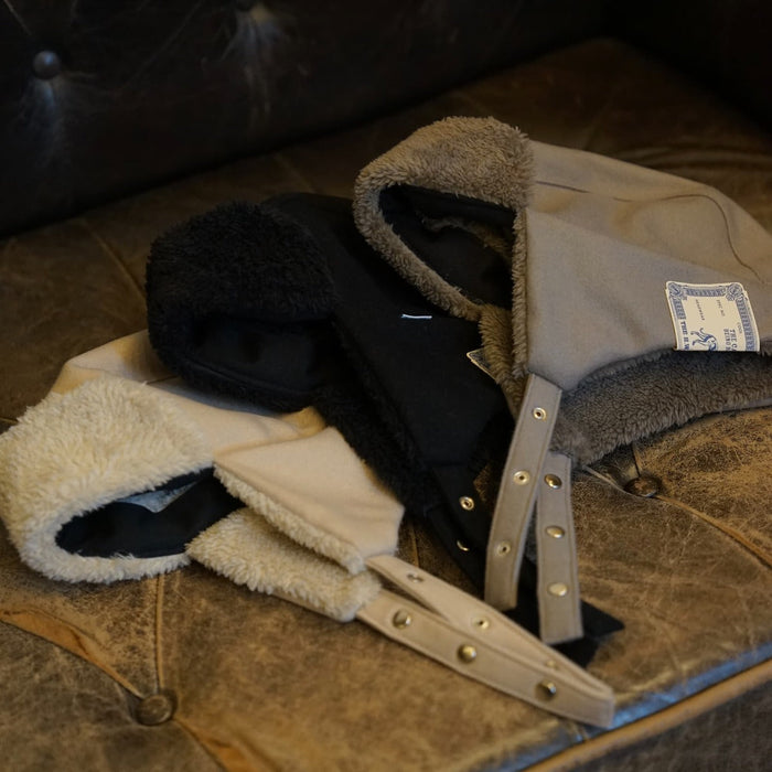 【LIGHT MELTON FLIGHT CAP】