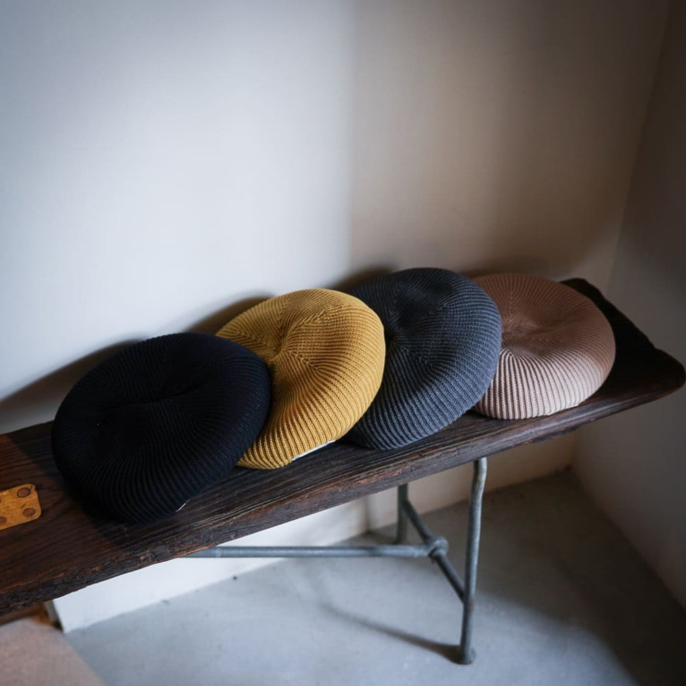 D-00924 /「COTTON CLUB BIG BERET / GRAY」ベレー帽