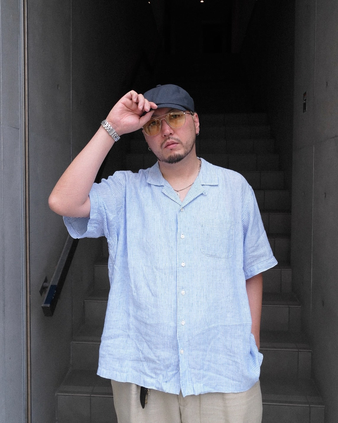【SUMMER WOOL NEWSPAPER BOYS CAP】