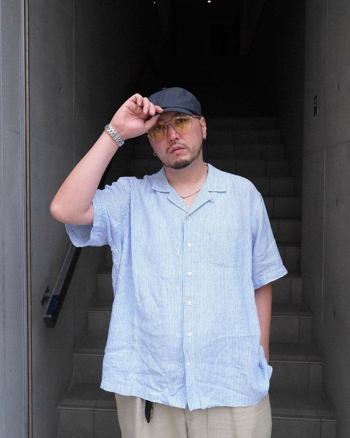 【SUMMER WOOL NEWSPAPER BOYS CAP】