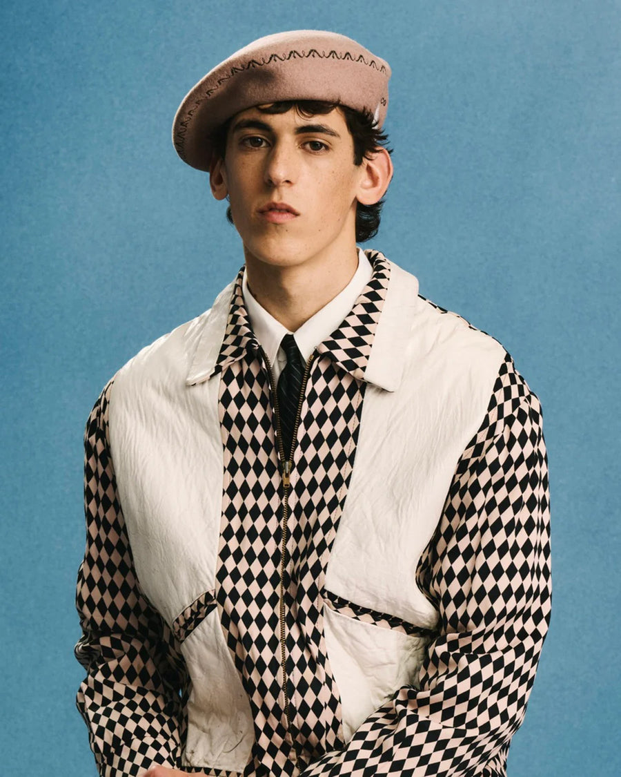 BERNINA PATTERN BERET - Black