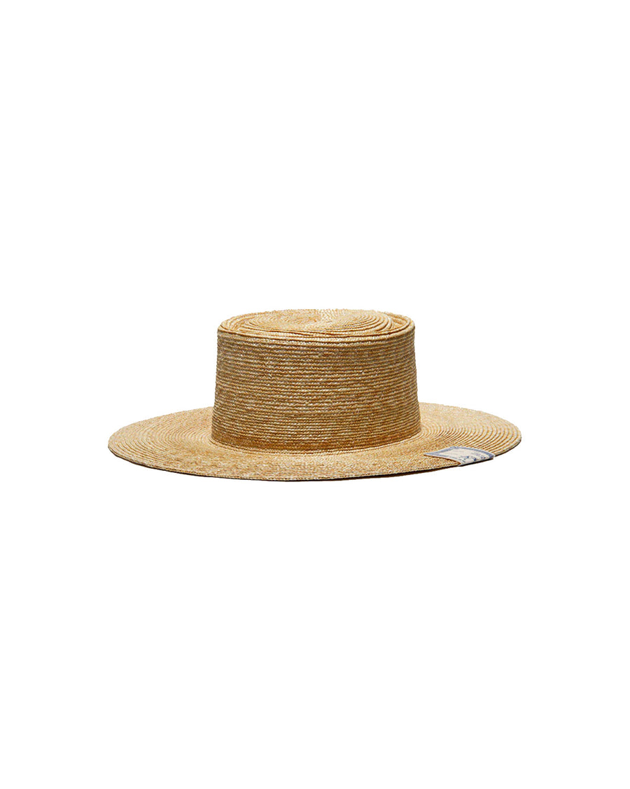 WHEAT PORK PIE HAT - Natural