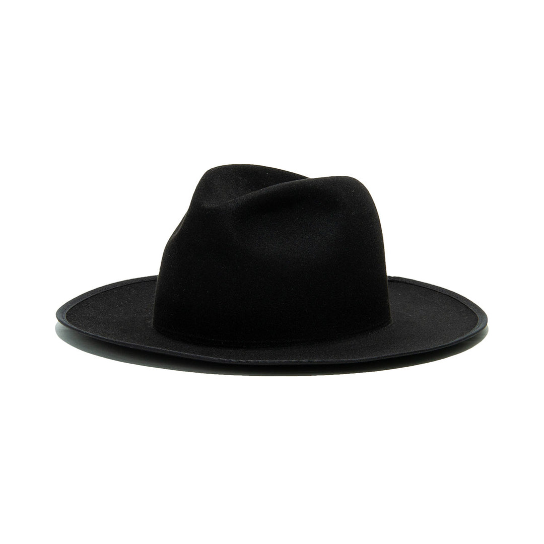 H.W. DUG & CO. ブラックフェルトハット 40