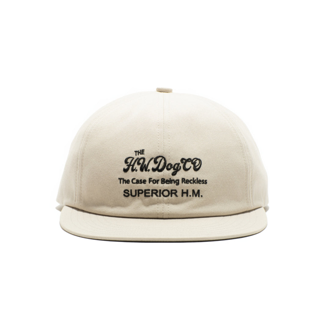 H.W. DOG&CO. ベージュキャップ ONE SIZE 40s BASEBALL CAP - Beige – THE H.W.DOG&CO.