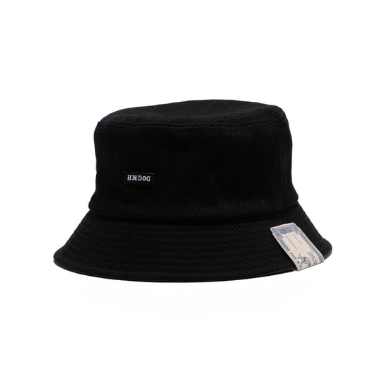 W.DOG ブラック バケットハット UNISEX WAACKYバケットハット ブラック
