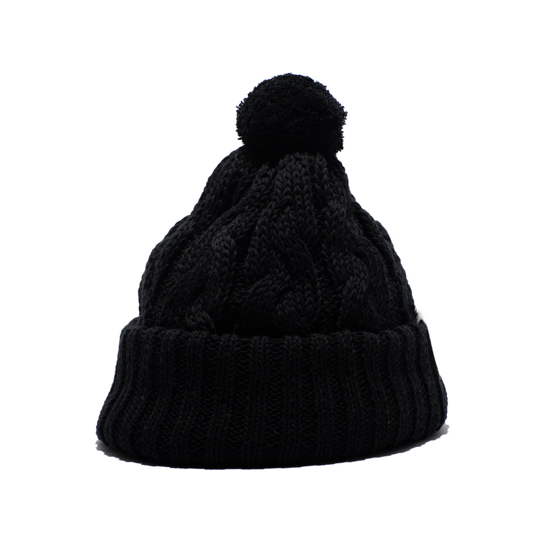CHUNKY CABLE BEANIE - Black – THE H.W.DOG&CO.