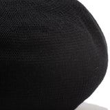 COTTON BIG BERET - 블랙