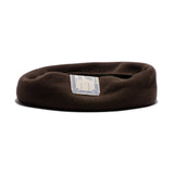 COTTON BIG BERET - Brown