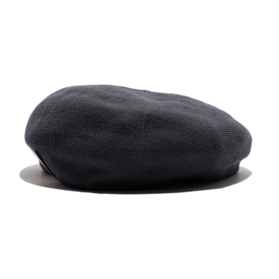COTTON BIG BERET - Gray