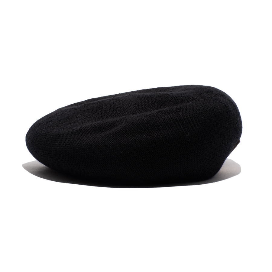 COTTON BASIC BERET - Black