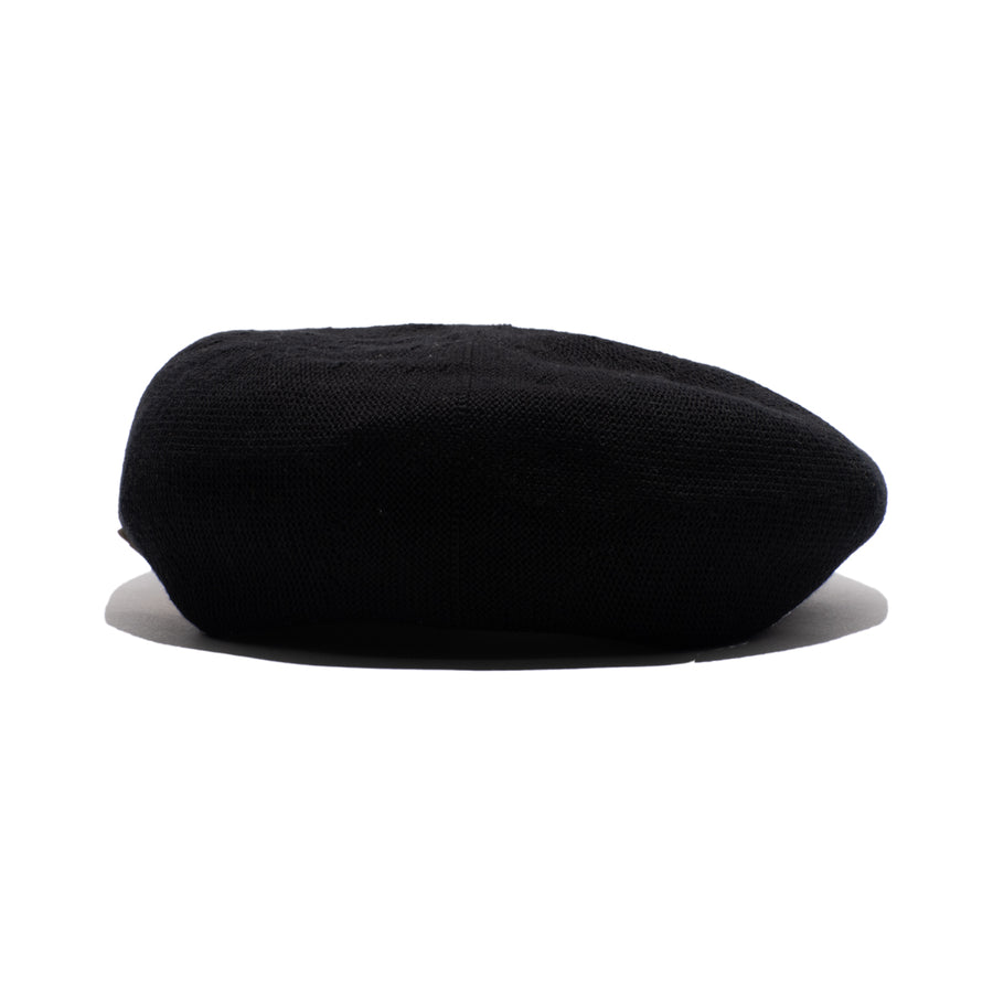 COTTON BASIC BERET - Black