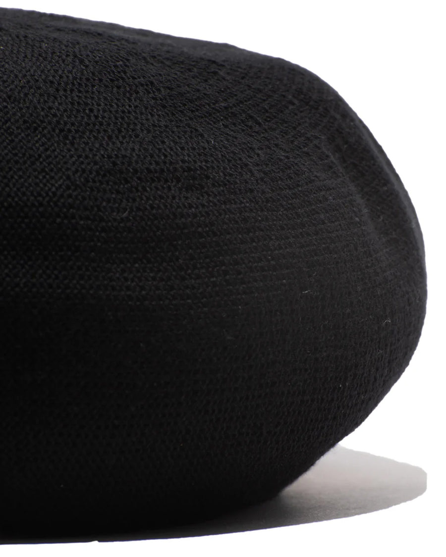 COTTON BASIC BERET - Black