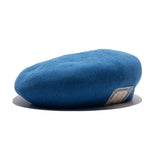 COTTON BASIC BERET - Blue