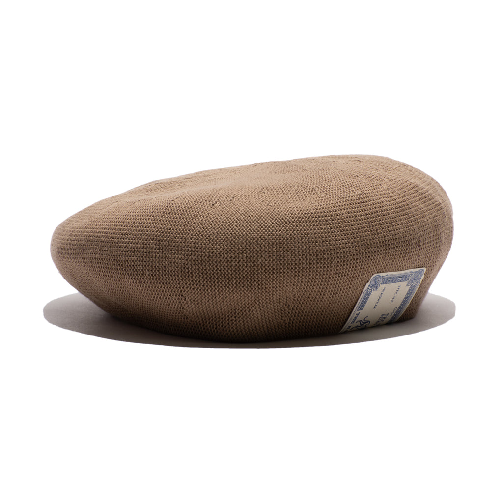 COTTON BASIC BERET - Moca – THE H.W.DOG&CO.