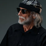 OMBRE ROLL CAP - Black