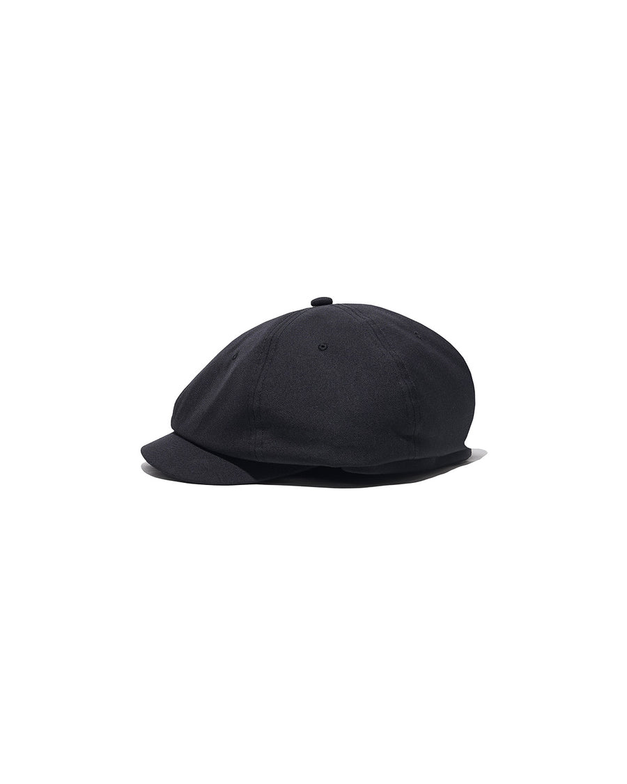SUMMER WOOL NEWSPAPER BOYS CAP - Black
