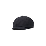 SUMMER WOOL NEWSPAPER BOYS CAP - Black