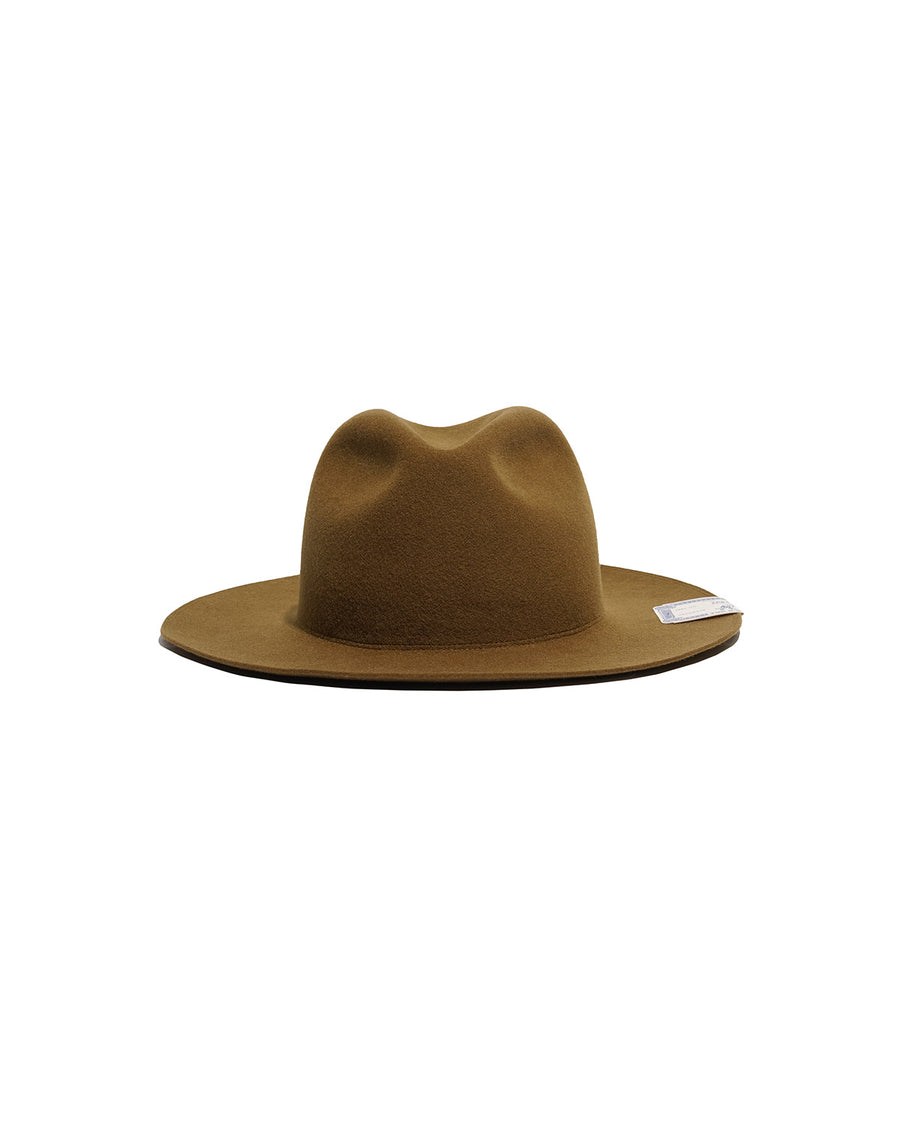 TRAVELERS RABBIT HAT - Camel