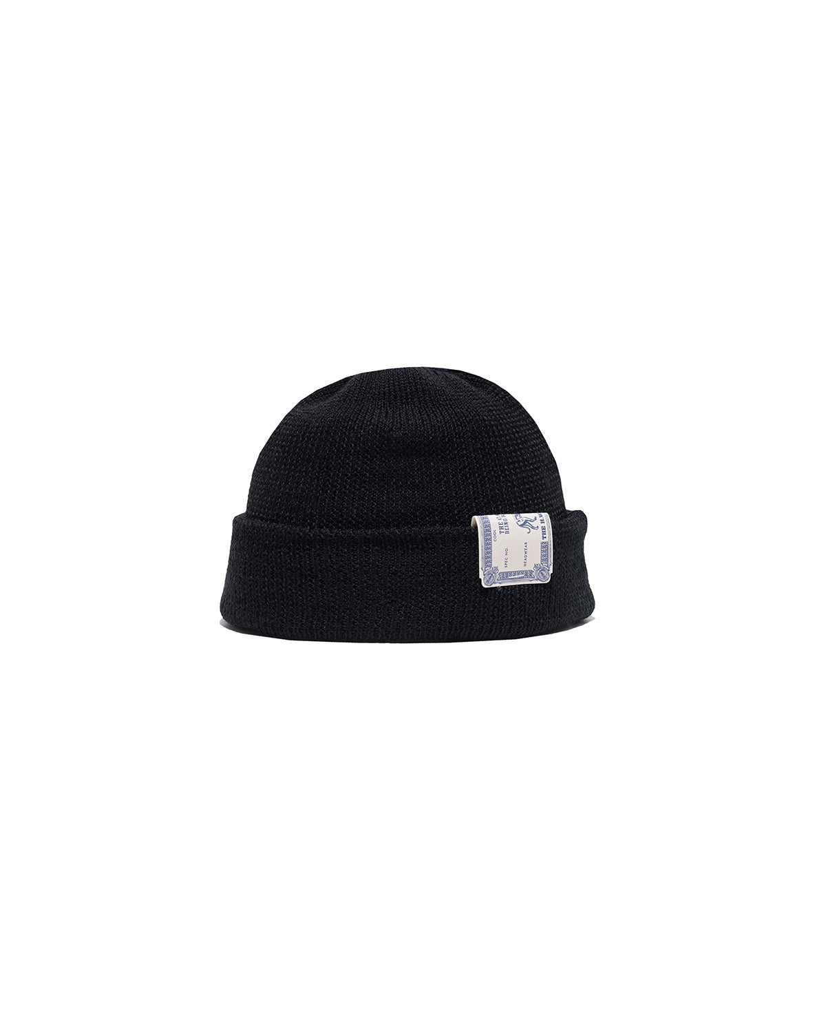THE H.W DOG＆CO　ニット帽　黒　ブラック ビーニー 帽子 CAP 2ROLL KNIT CAP - Black – THE H.W.DOG&CO.