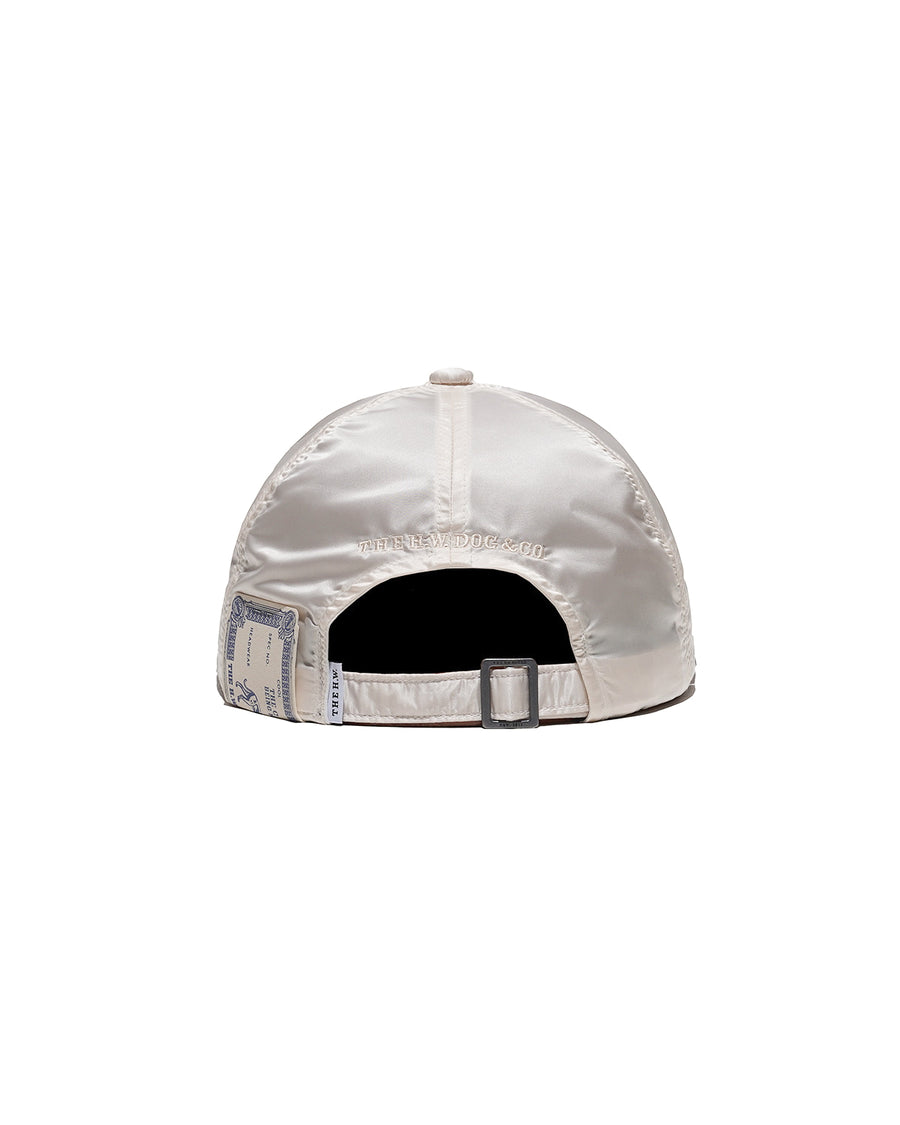 WASHED UNION CAP - O.White