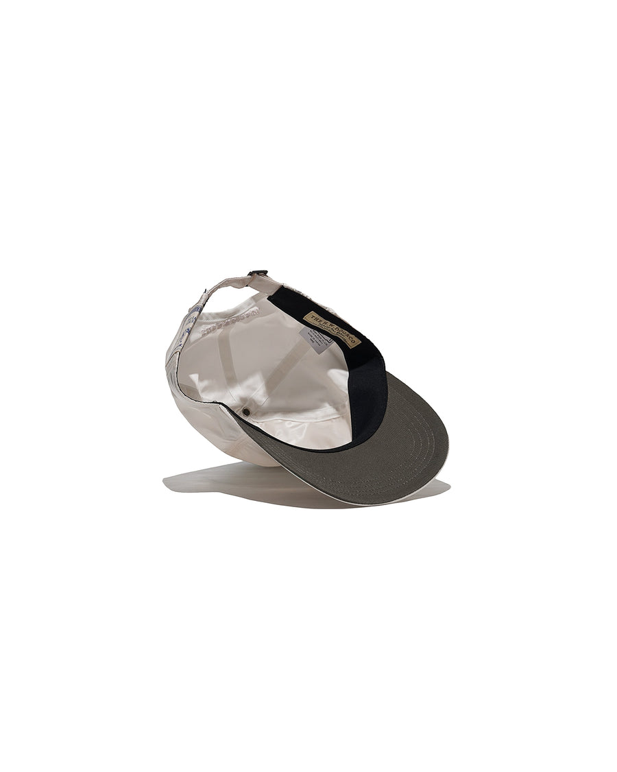 WASHED UNION CAP - O.White