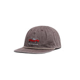 DENIM BIKERS CAP - Brown
