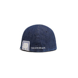 DENIM BIKERS CAP - Indigo