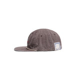 DENIM BIKERS CAP - Brown