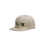 HW WASHED BIKERS CAP - Beige
