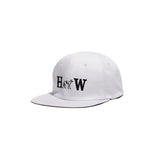 HW WASHED BIKERS CAP - White