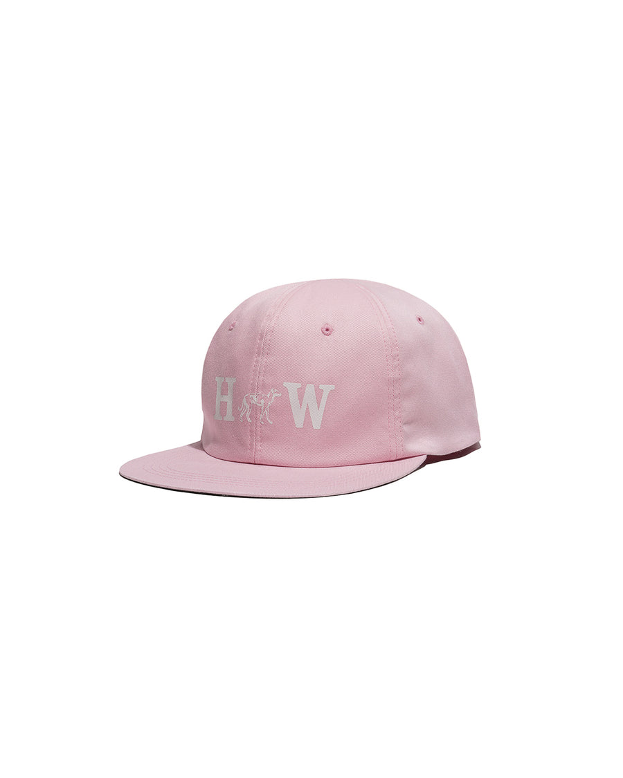 HW WASHED BIKERS CAP - Pink