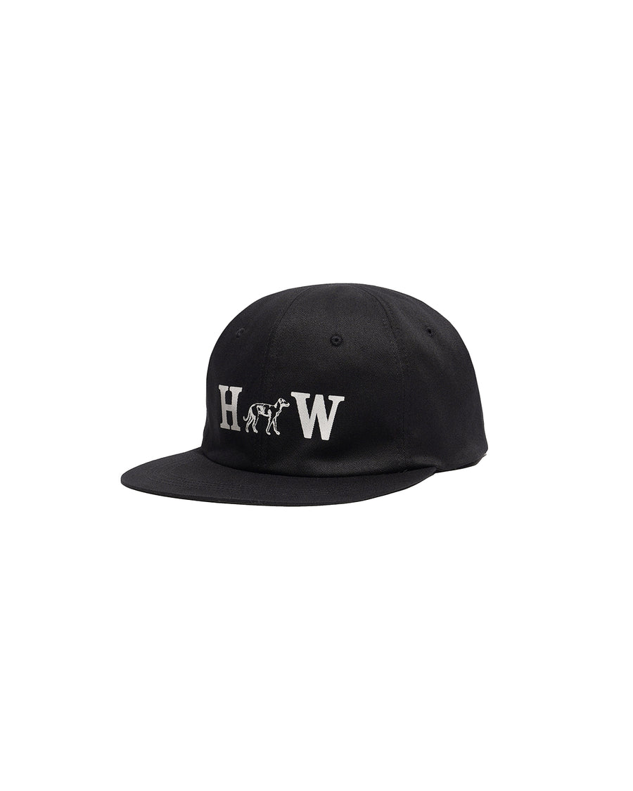 HW WASHED BIKERS CAP - Black