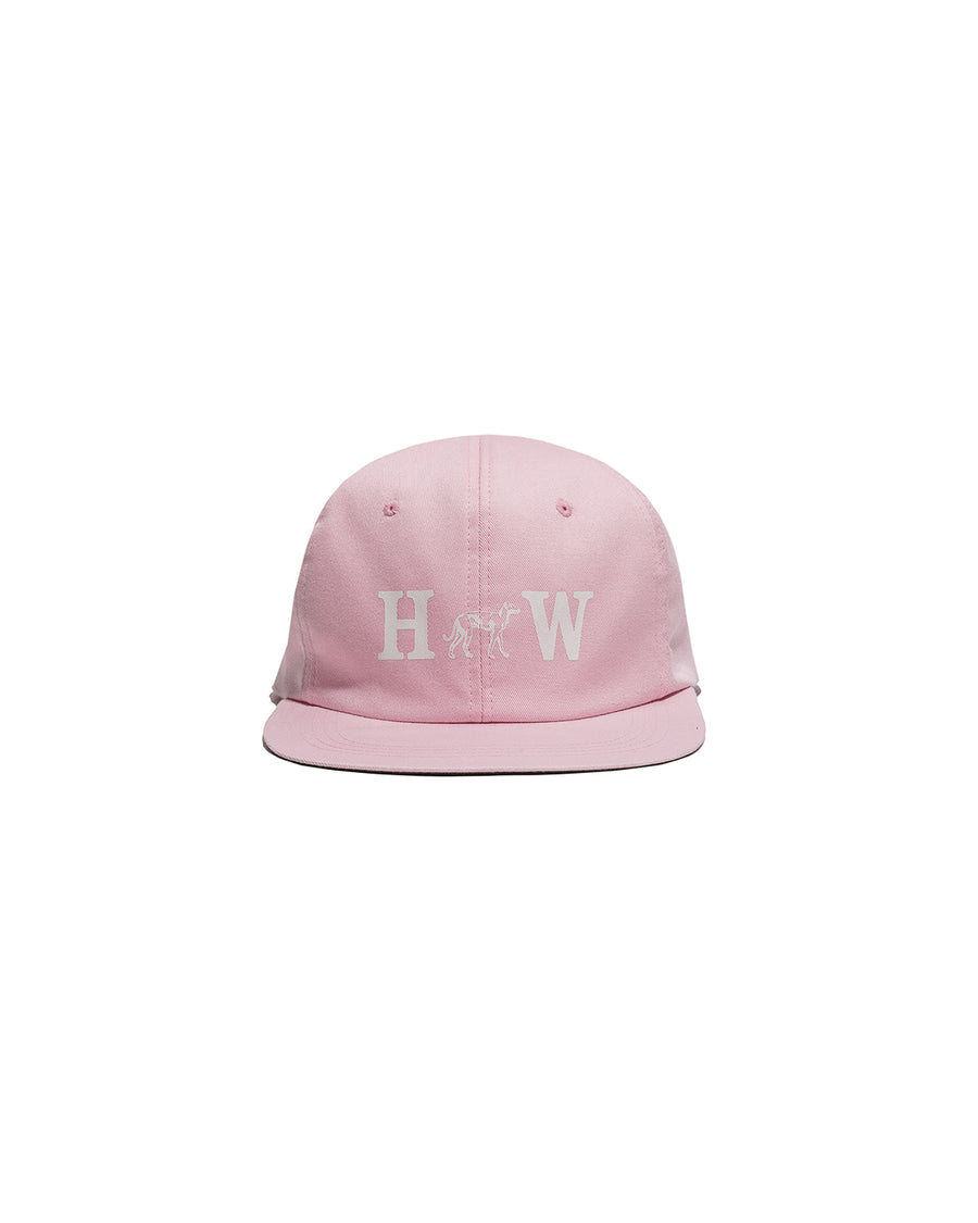 HW WASHED BIKERS CAP - Pink