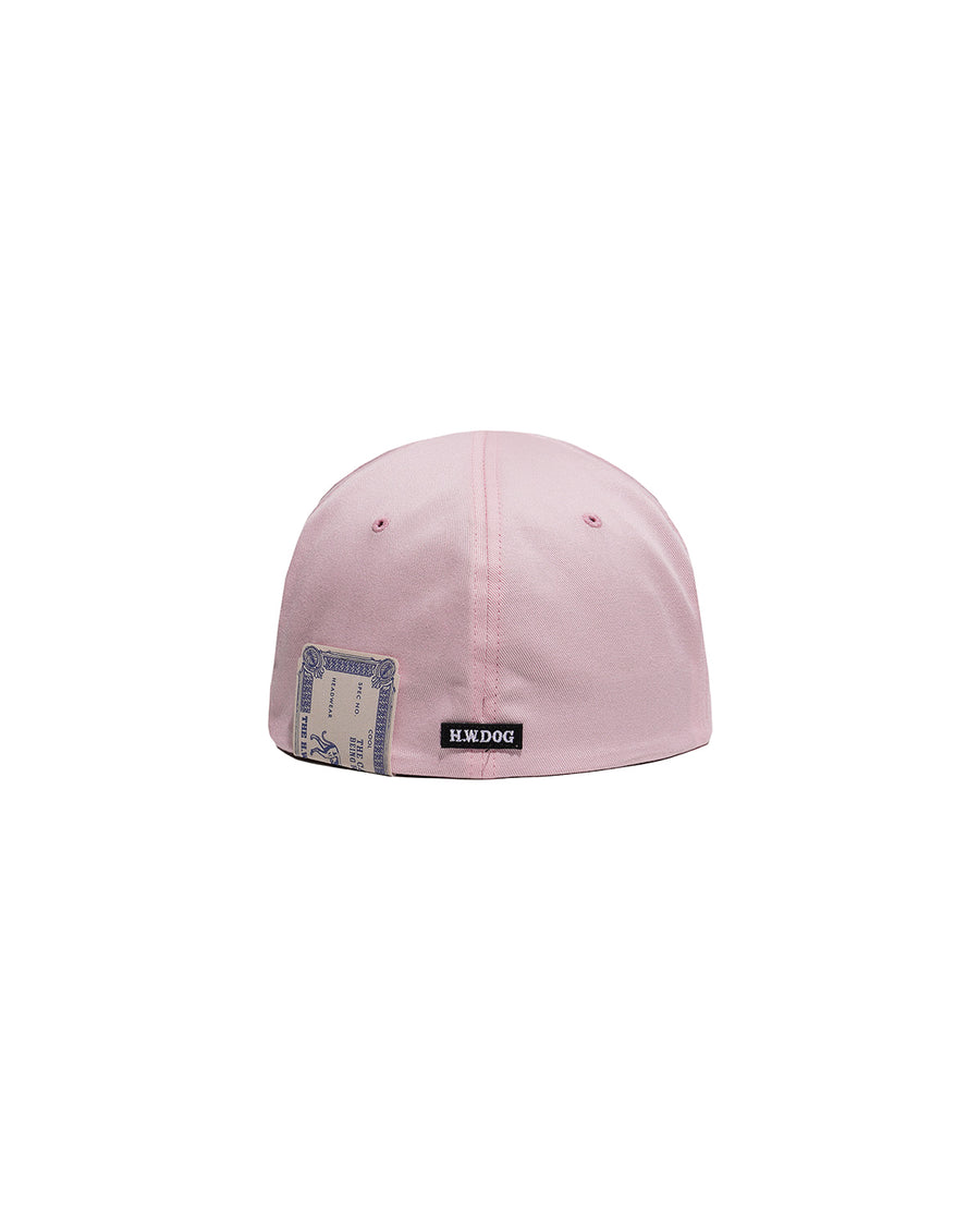 HW WASHED BIKERS CAP - Pink