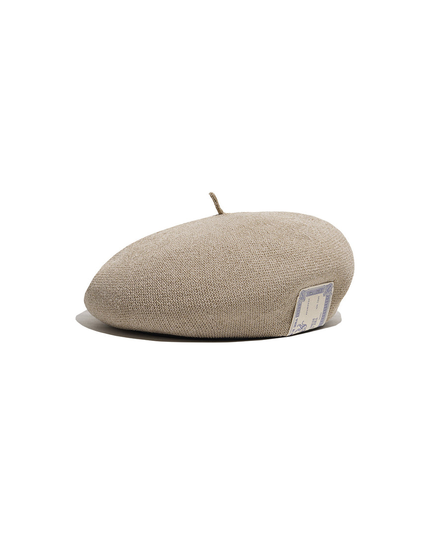 COTTON CHOBO BERET - Natural