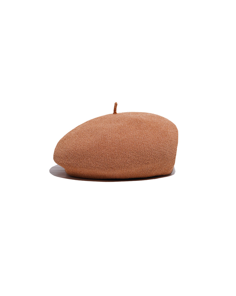 COTTON CHOBO BERET - Rose