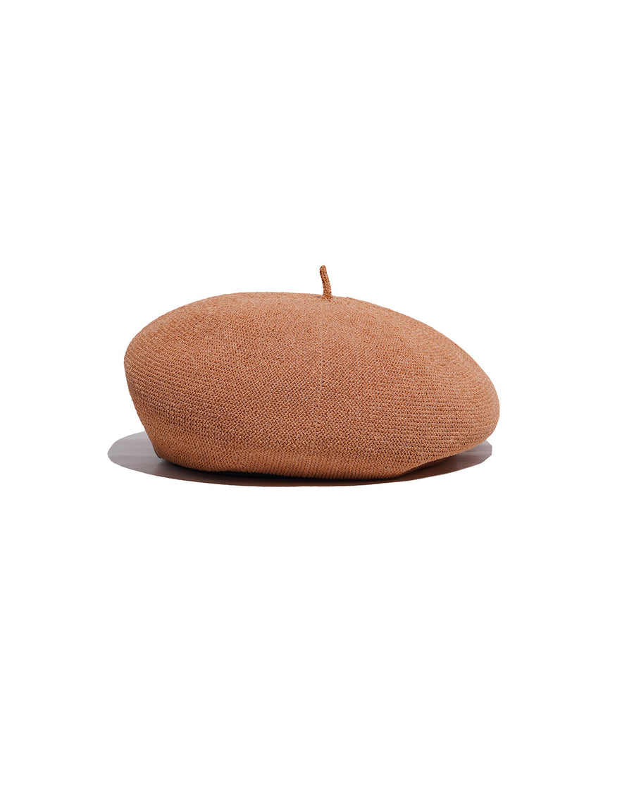 COTTON CHOBO BERET - Rose